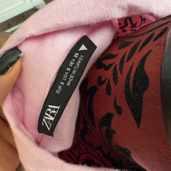 Zara Soft Pink Shirt - Picture 2 of 3
